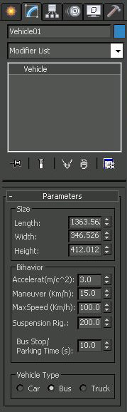  road parameters