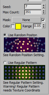  Regular pattern settings