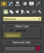  SplineLand панель
